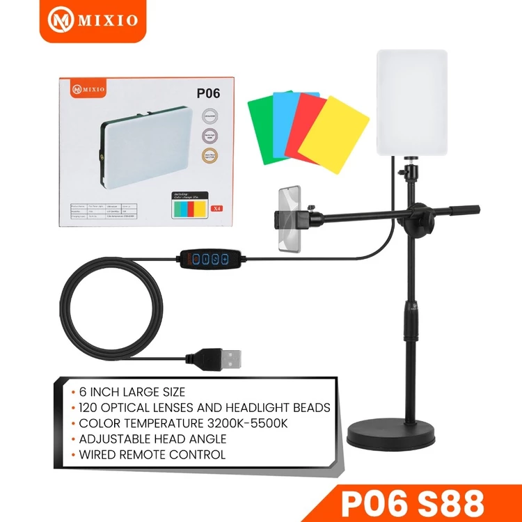 MIXIO S88 Overhead Phone Stand Holder Bracket 360°