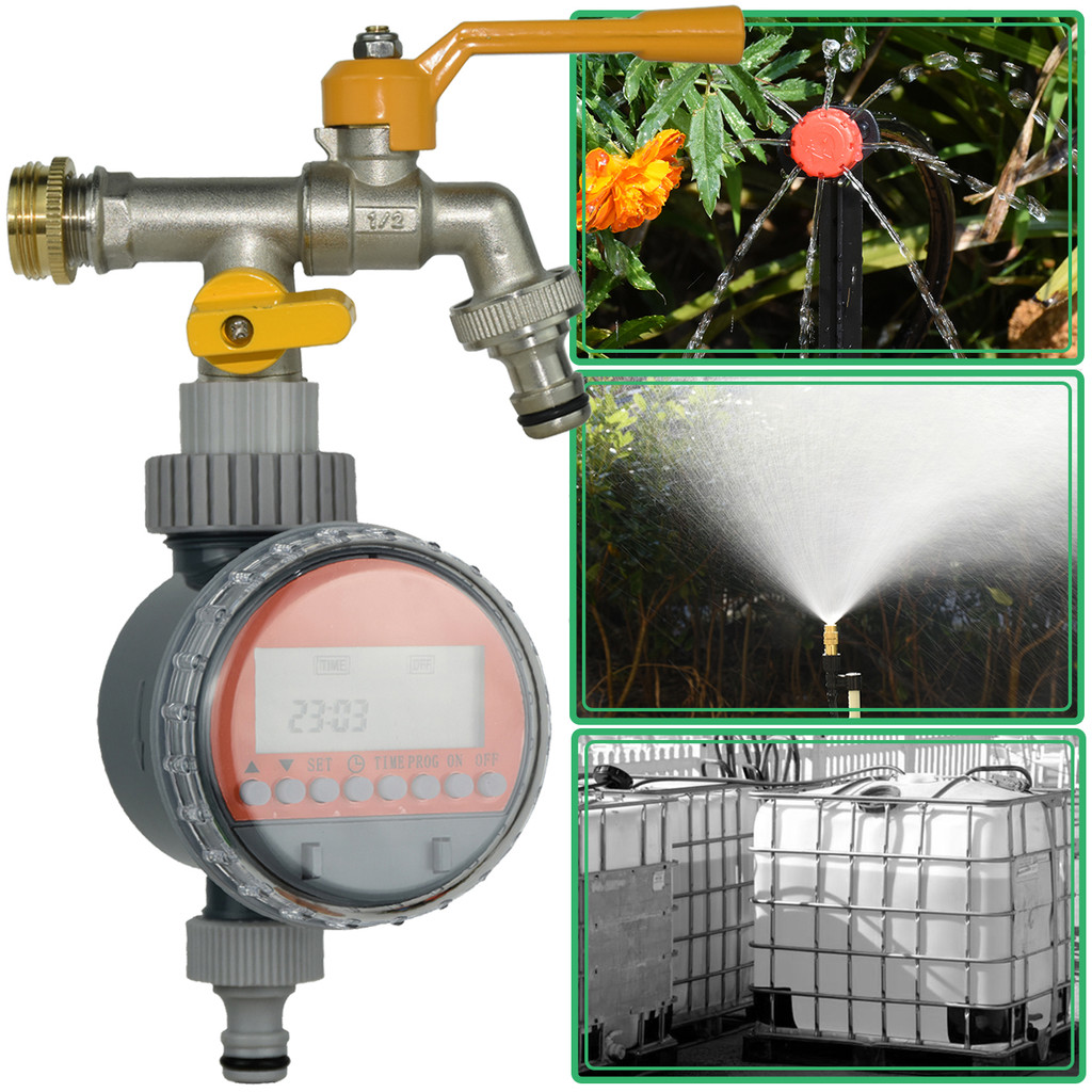 Jual KESLA Ball Valve Watering Timer Automatic LCD Electronic Water ...