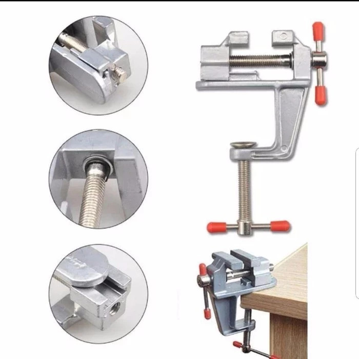 Jual Klem Meja Mini Vise Clamp Catok Alumunium Penjepit Benda | Shopee ...