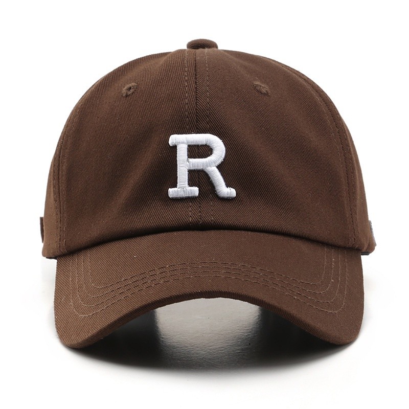 Jual Topi Unisex Topi Baseball Pria Wanita Lembut Top R Huruf Pure ...