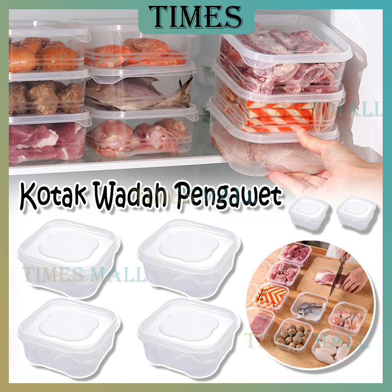 Jual Thinwall 350ml Square Kotak Kecil / Food Container Box Tempat ...