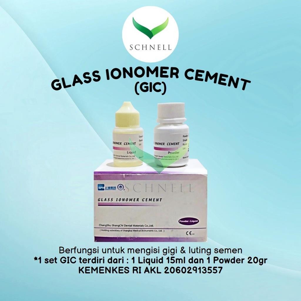 Jual Glass Ionomer Cement (GIC) Shangchi - Powder Liquid - Semen Kaca ...
