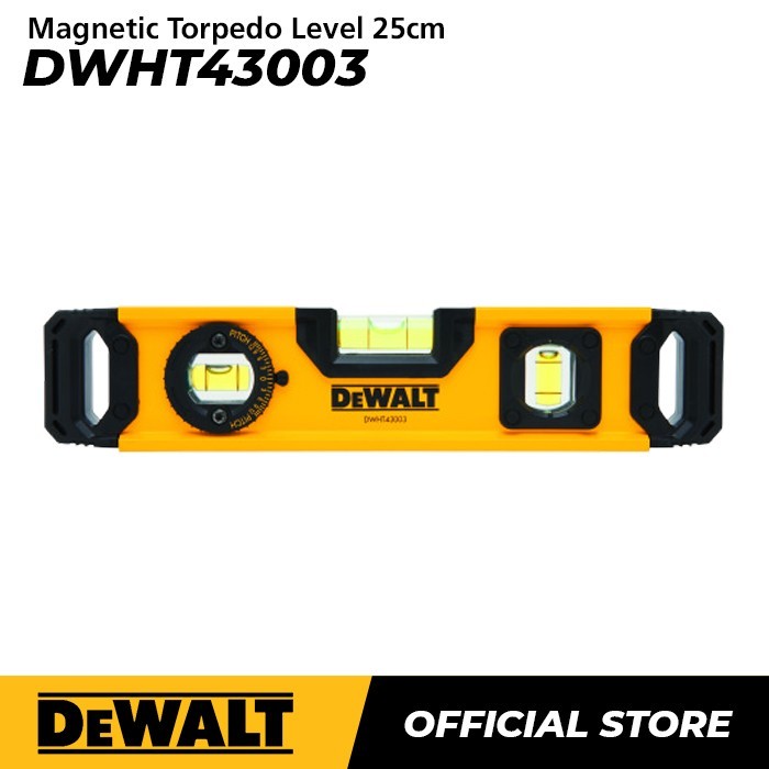 DEWALT DWHT0-43003 Spirit Level — 25 Cm Aluminum Level With Rotating Vial, Milled Base For Accuracy - View #5