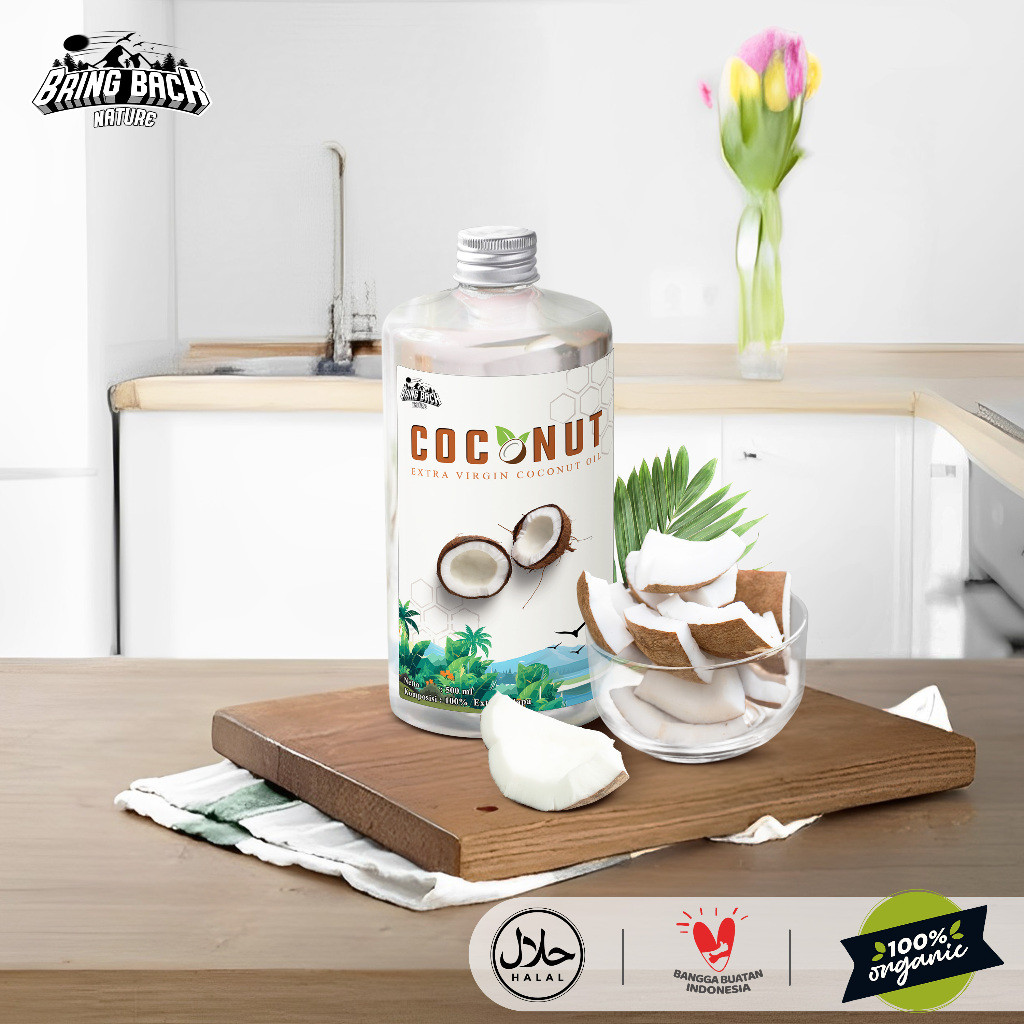 Jual Extra Virgin Coconut Oil 100 500ml Asli Murni Organik Premium