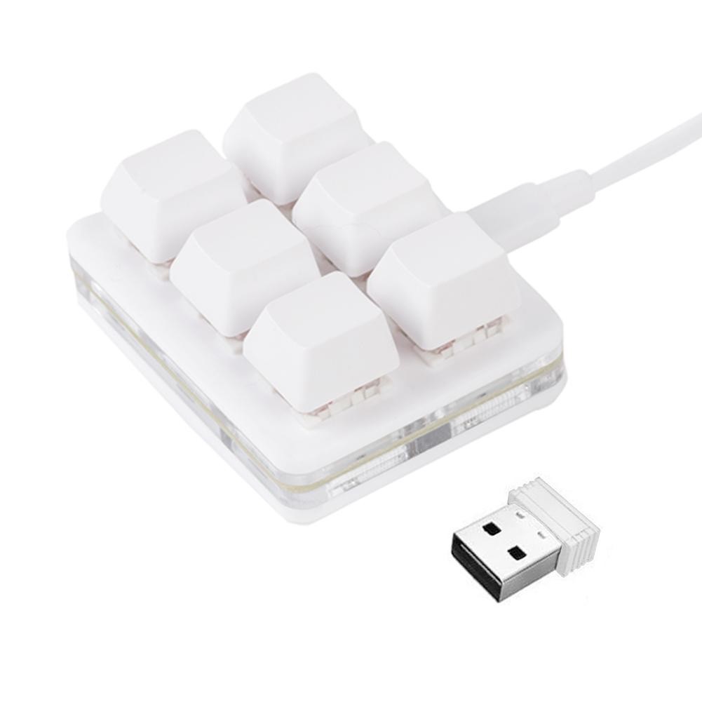 Jual Custom 6 Keys Keypad 2.4G Wireless Bluetooth USB C Programming ...