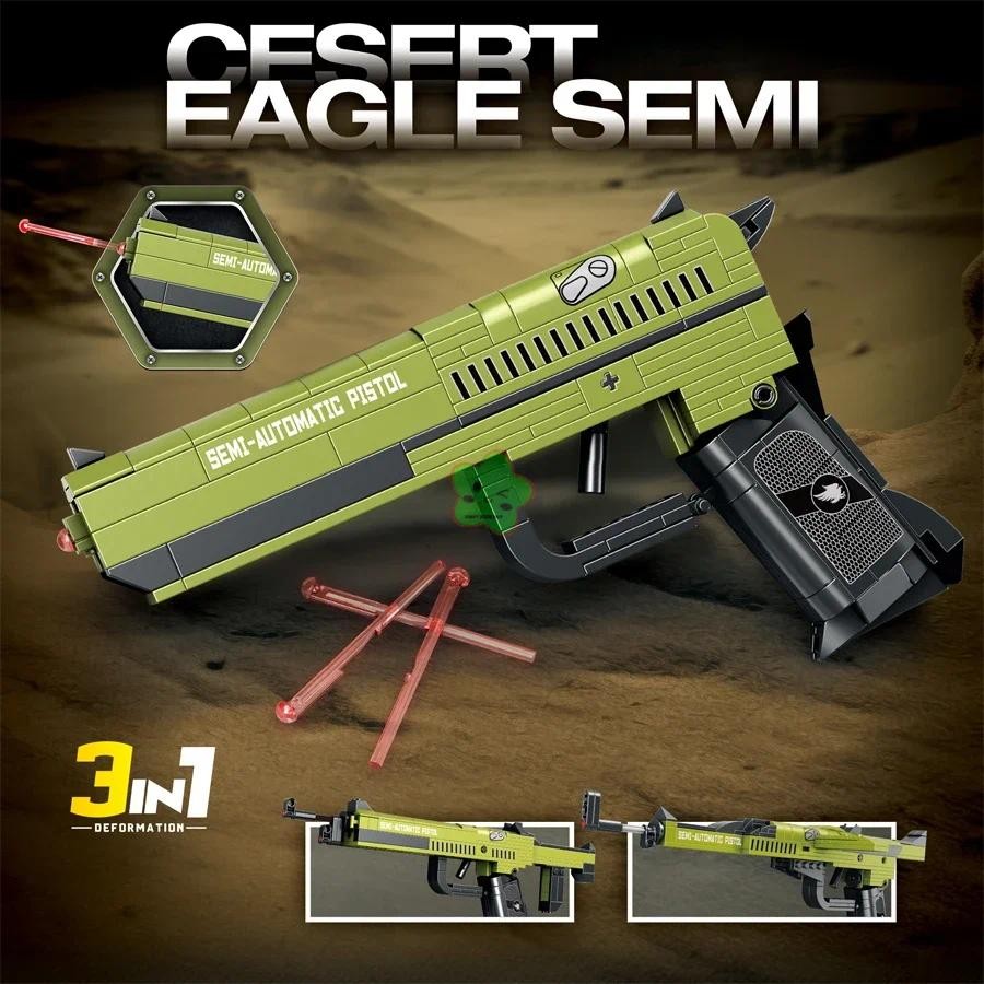 Jual Technical Building Blocks Toys Gun Scorpion Uziel Submachine ...