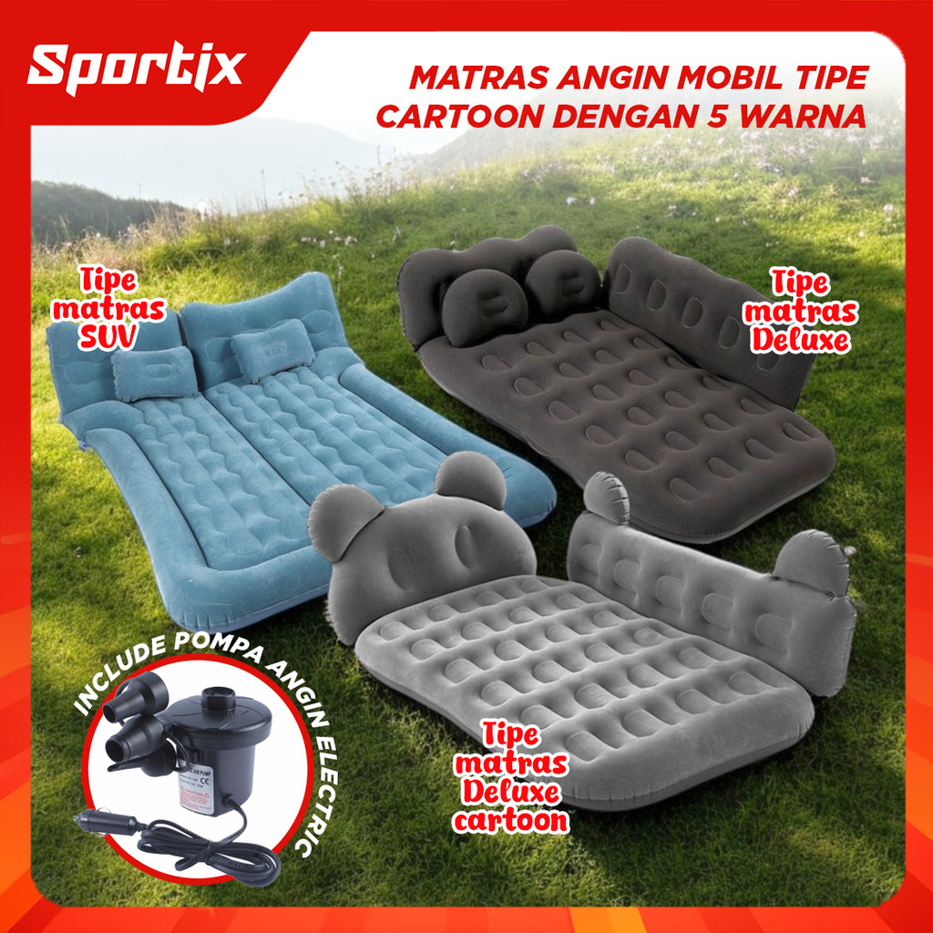 Jual Sportix - Matras Kasur Angin Tempat Tidur Mobil Cartoon Set Car ...