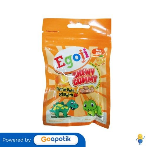 Jual Egoji Chewy Gummy Rasa Jeruk 20 Gram Sachet | Shopee Indonesia