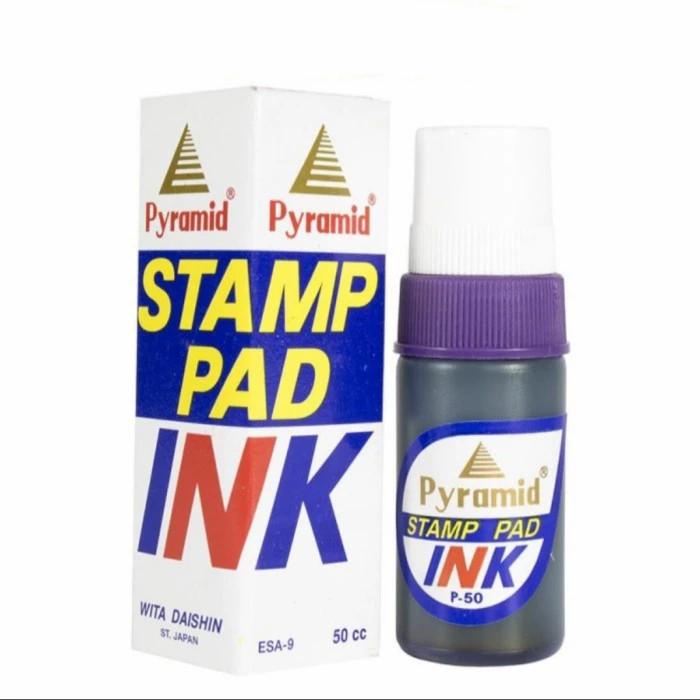 Jual Stamp Pad Ink / Tinta Bak Stempel PYRAMID 50ml | Shopee Indonesia