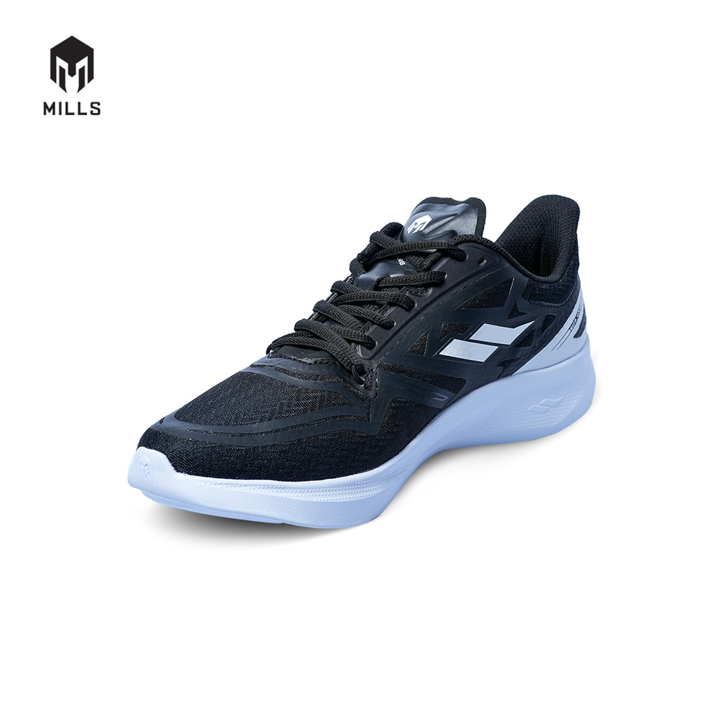 Jual Mills Sepatu Lari Running Shoes Treximo Omega M2 Black / White ...