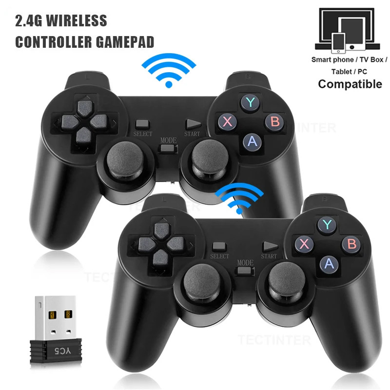 Jual 2 PCS 2.4Ghz Wireless Gamepad No Delay Game Controller USB ...