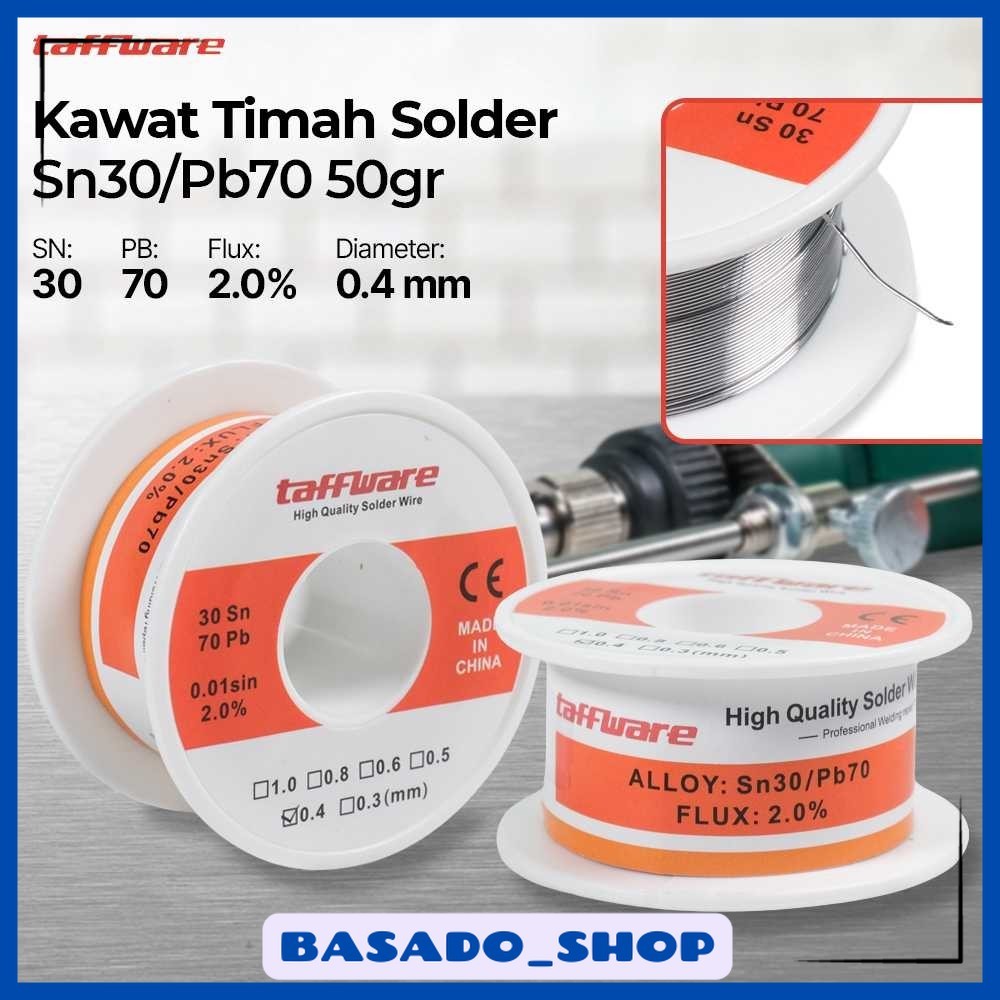 Jual Kawat Timah Solder Sn 30/ Pb 70 50gr | Shopee Indonesia