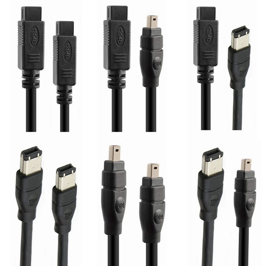 Jual FireWire 800 IEEE-1394B 9pin 6Pin To 6pin 4 Pin To 4 Pin IEEE 1394 ...