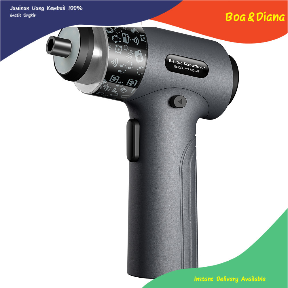 Jual ACE Maxbuilt Set Obeng Cordless 14 In 1 - Hitam screwdriver alat ...