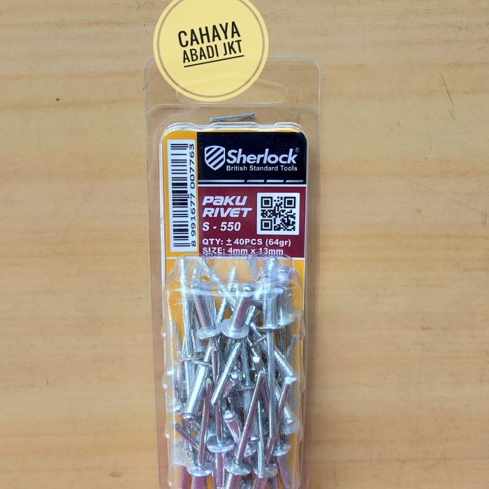 Jual PAKU RIVET RIPET S550 MIKA SHERLOCK (+-40 pcs) | Shopee Indonesia