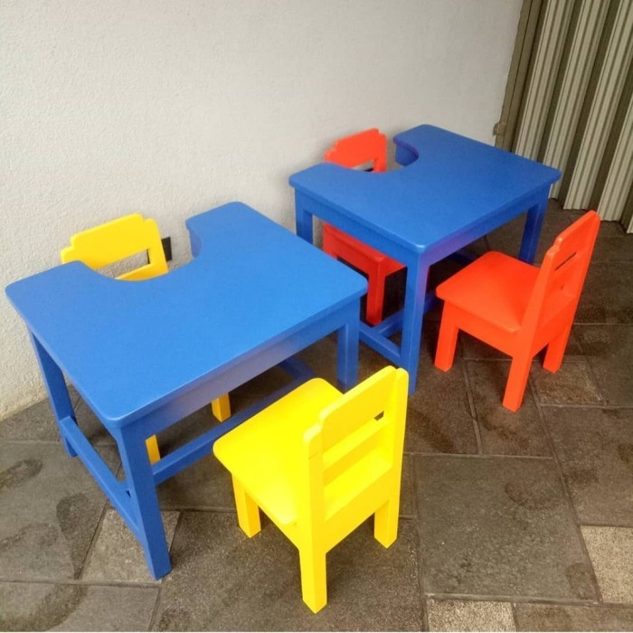 Jual Meja Terapi Anak/Meja Belajar Anak (Hanya Meja - Warna) | Shopee ...