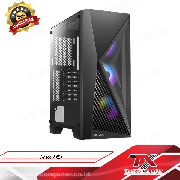Jual Antec AX51 Mid-Tower Gaming Case | Slanted Bar Air Intake Design ...
