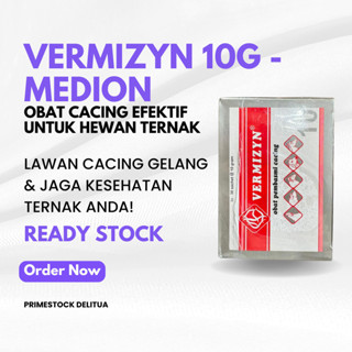 Jual Vermizyn 10g: Obat Cacing untuk Hewan Ternak - MEDION (Isi 30 ...