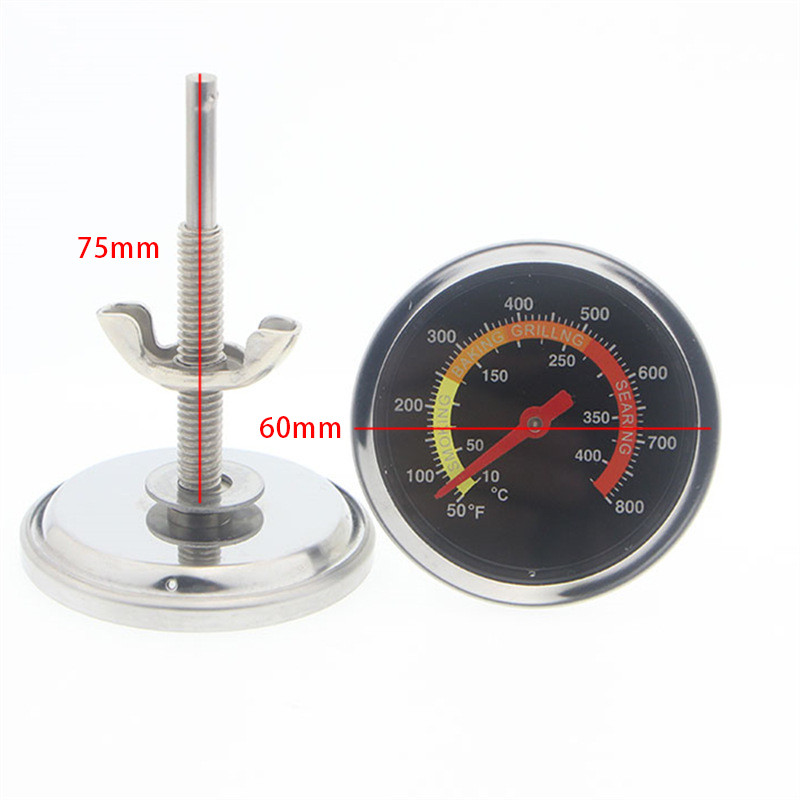 Jual 52/60MM Termometer Oven - Smoking BBQ dan Grilling 400°C Dial ...