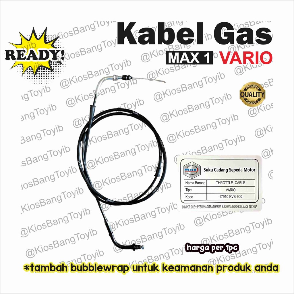 Jual Kabel Gas / Throttle Cable Honda Vario (MAX 1) | Shopee Indonesia