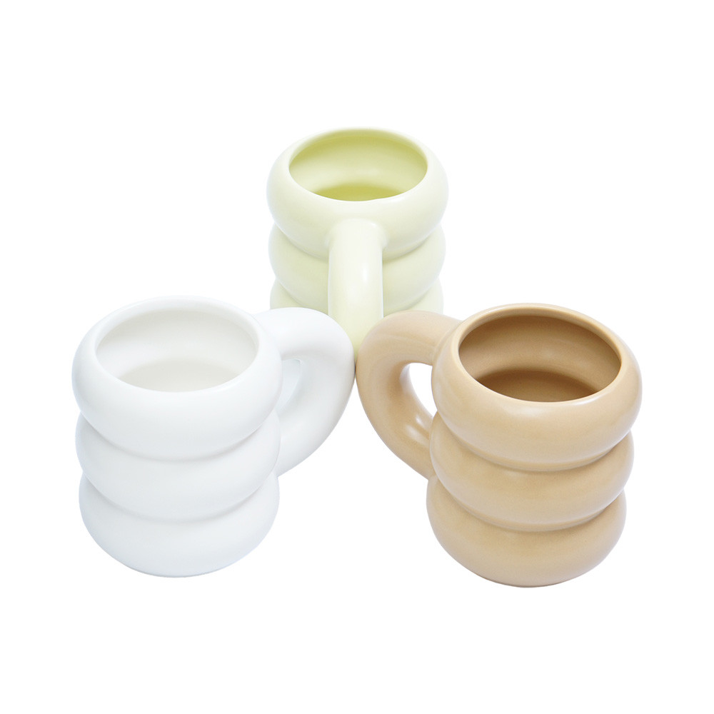 Jual Informa Appetite Aneko Mug Porcelain Honeycomb 300 ml Set 3 Pcs ...
