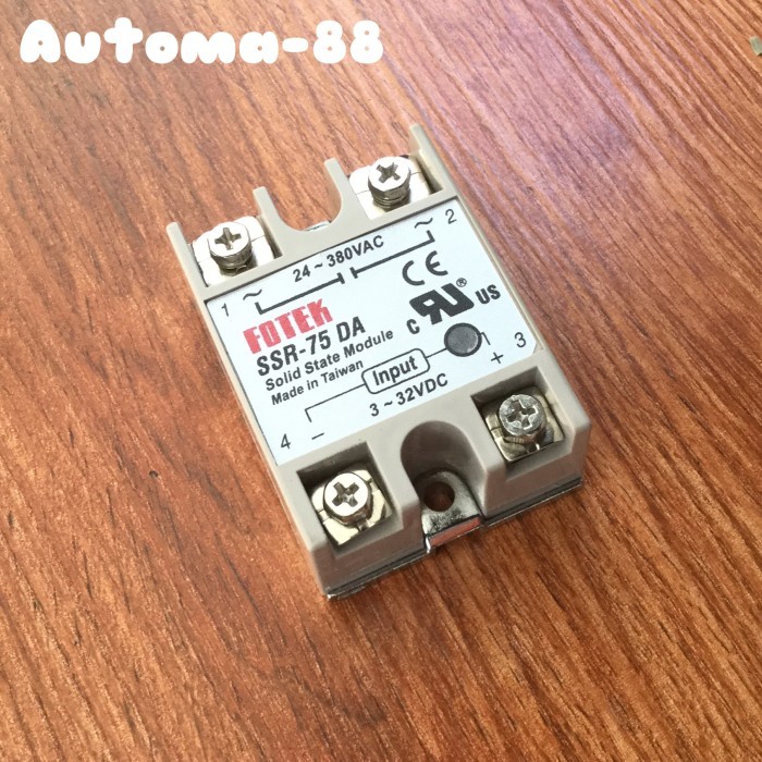 Jual MD99 Fotek SSR-75DA SSR 75A Solid State Relay DC-AC | Shopee Indonesia