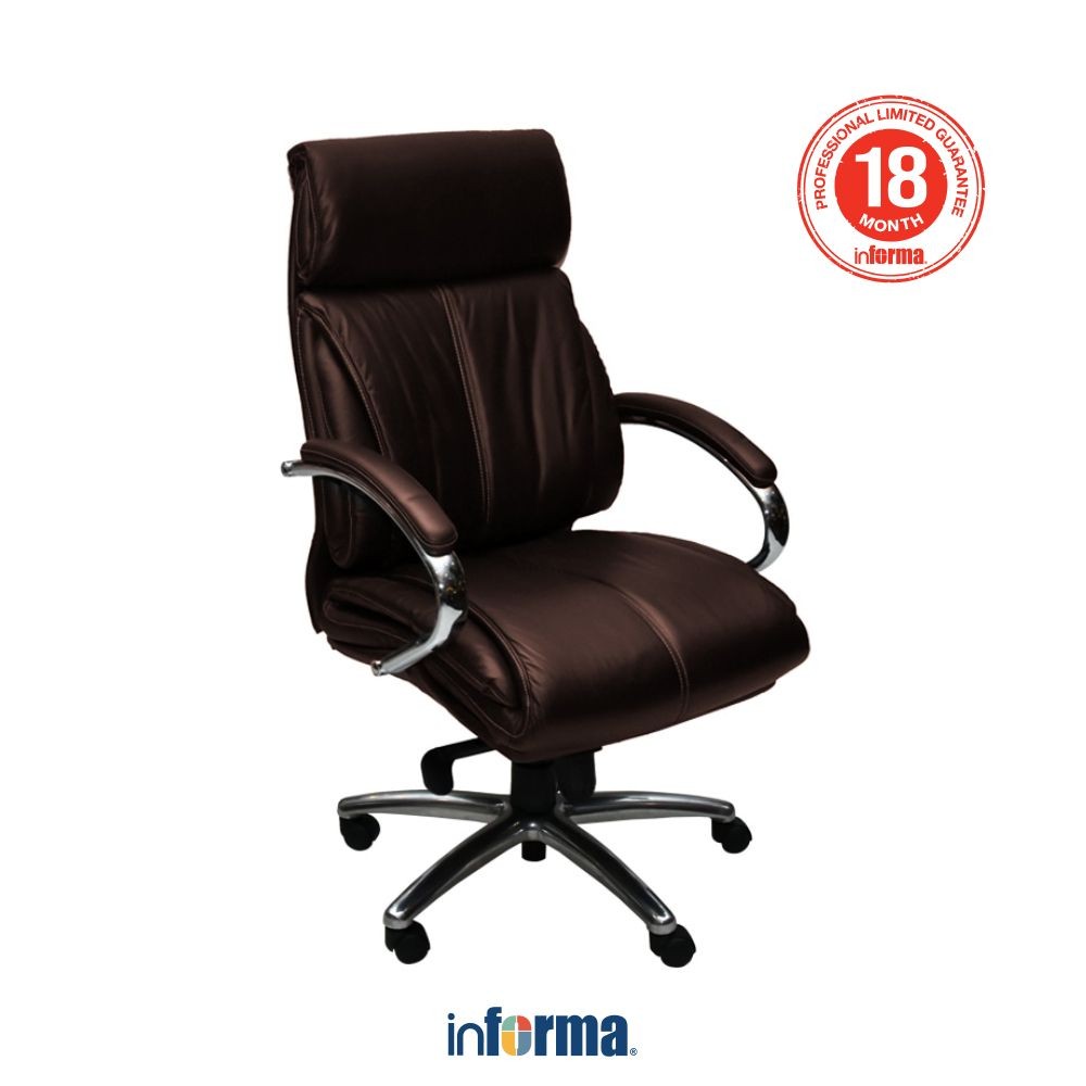 Jual Informa Ulysses Kursi Kantor Sandaran Tinggi - Cokelat Tua Tempat ...