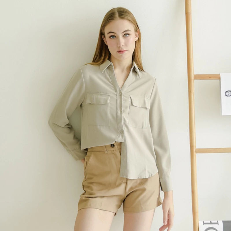 Kemeja Lusy Two Pocket 