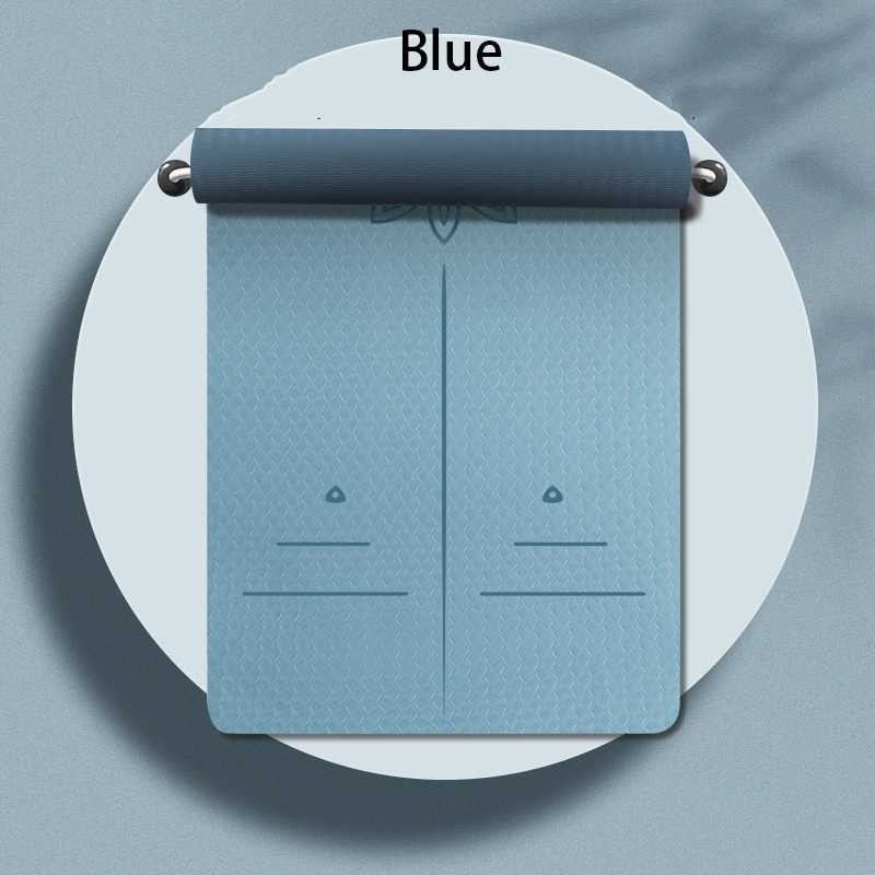 RYAT Tapis Yoga Antidérapant Tapis Sport 195×90cm 10mm TPE Epais Tapis