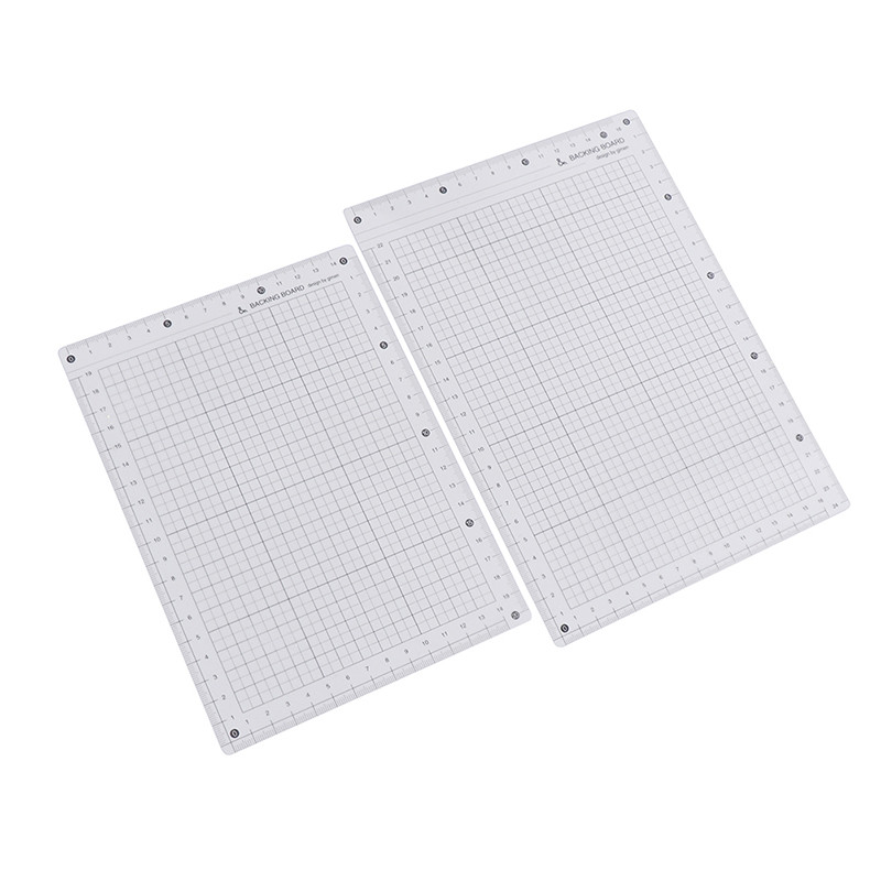 Jual Transparent Ruler Board A4 A5 Students Writing Desk Pad PVC Grid ...