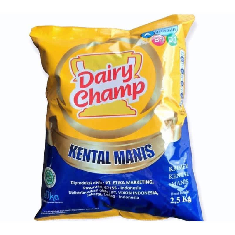 Jual DAIRY CHAMP KRIMER KENTAL MANIS 2,5KG | Shopee Indonesia