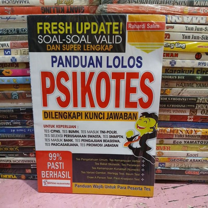 Jual Panduan Lolos Psikotes Di Lengkspi Kunci Jawaban Shopee Indonesia