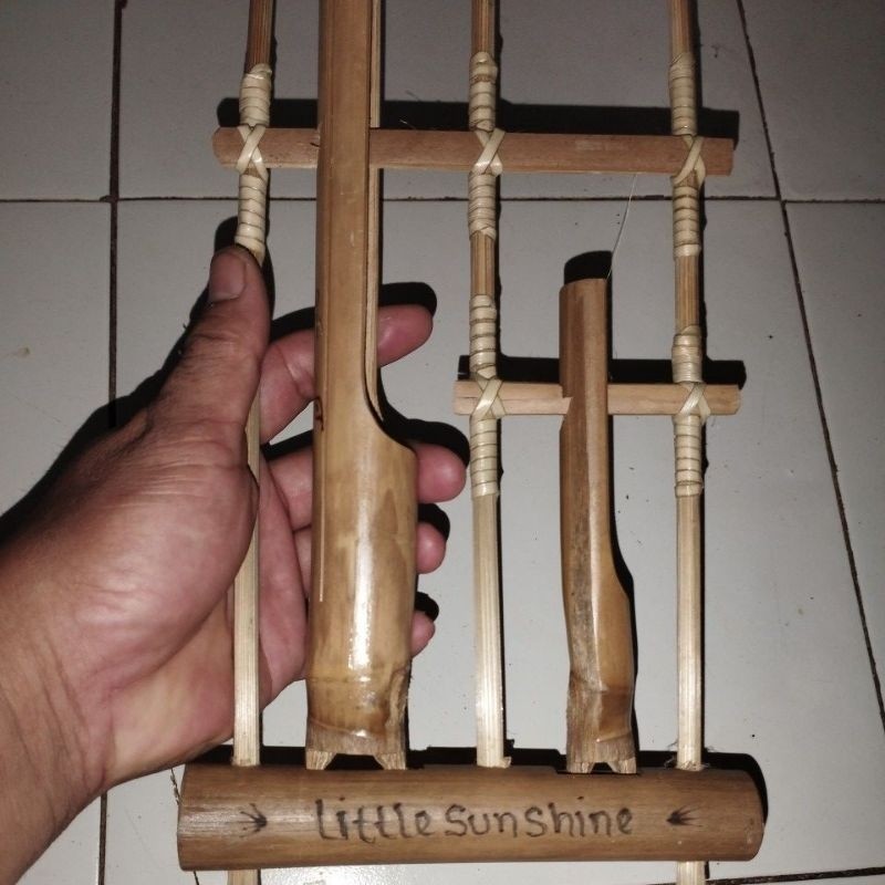 Jual $%$ angklung mainan tradisional anak nada asli souvenir MINI ...