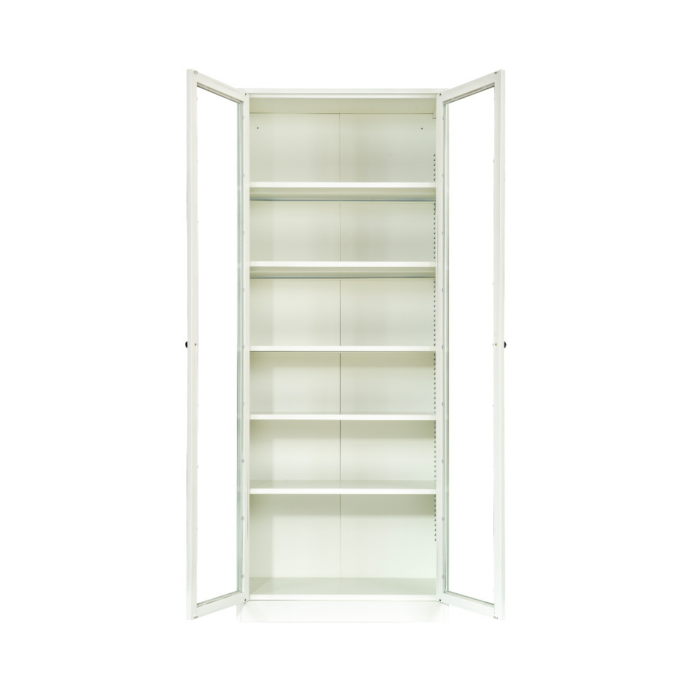 Jual Informa Logan Rak Buku Pintu Kaca - Putih Bookshelf Books Storage ...