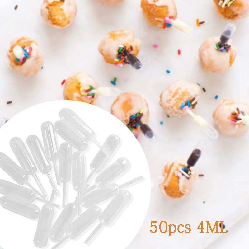 Jual 4ml 50pcs Sauce Droppers For Cupcakes Ice Cream Sauce Ketchup ...