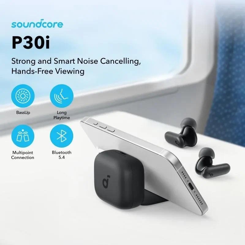 Soundcore by Anker P30i True Wireless Noise Cancelling Earbuds White
