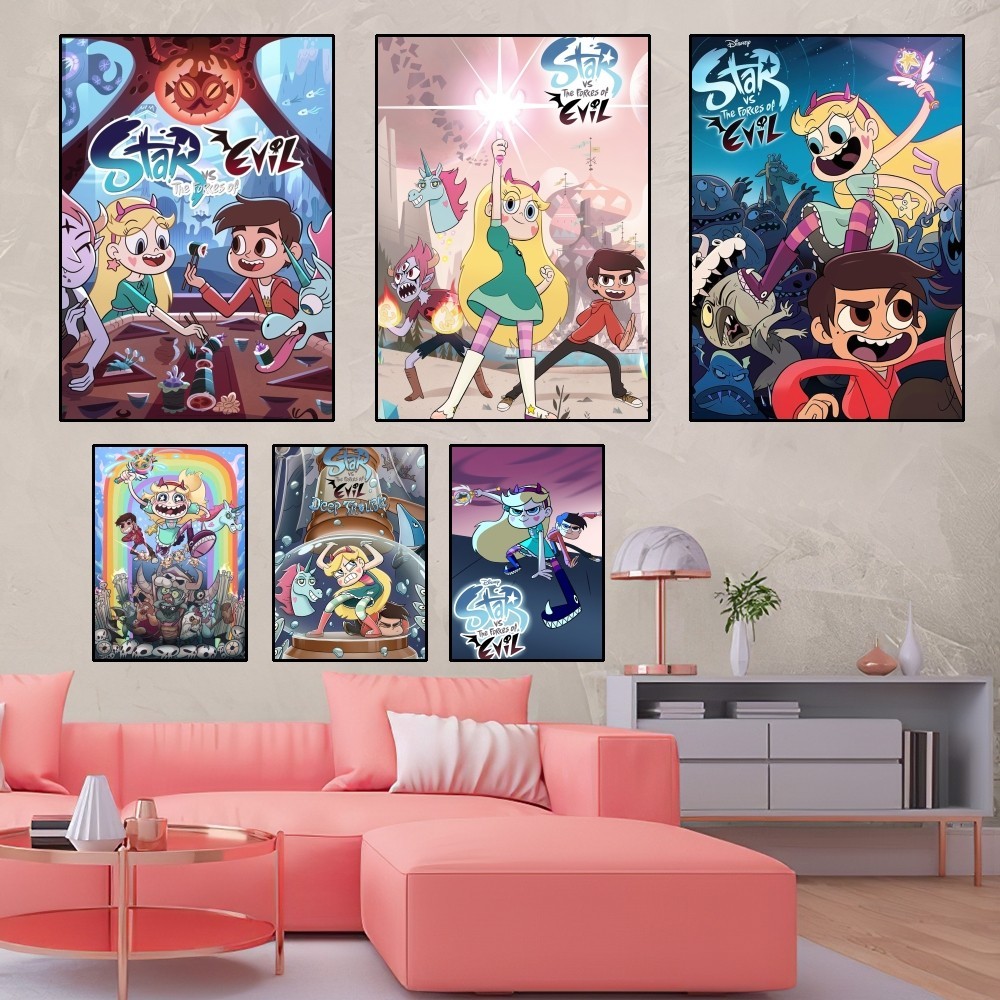 Jual MINISO Star vs. the Forces of Evil Poster Home Room Decor ...