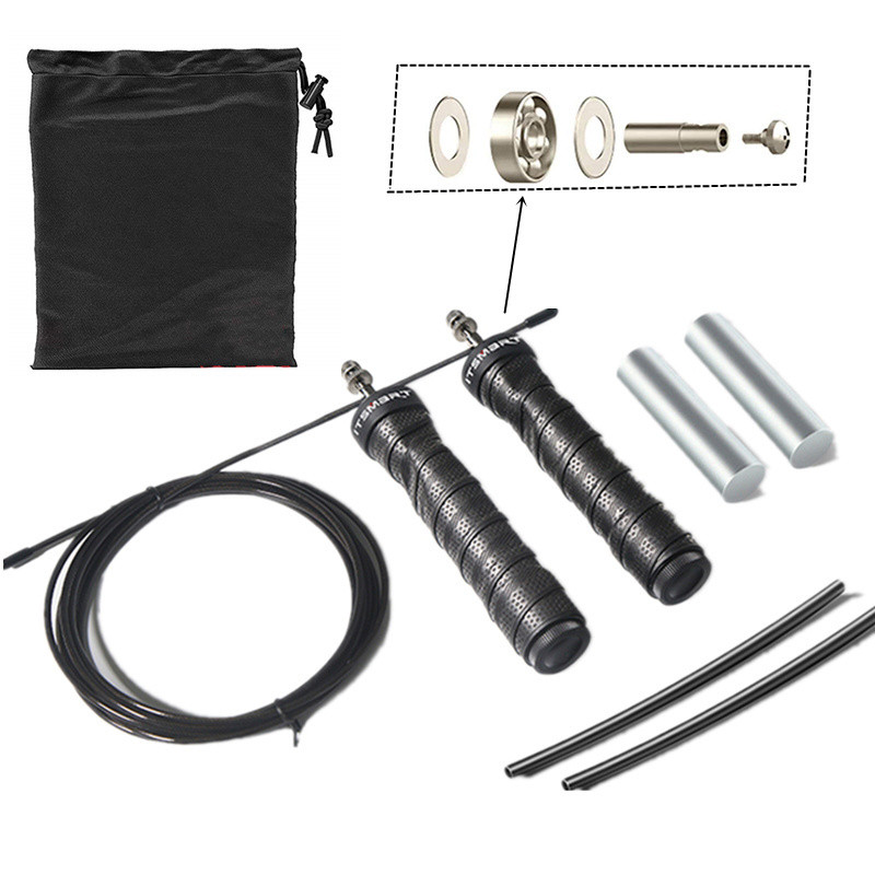 Jual Crossfit Fitness Jump Rope Skip Speed Weighted Jump Ropes ...