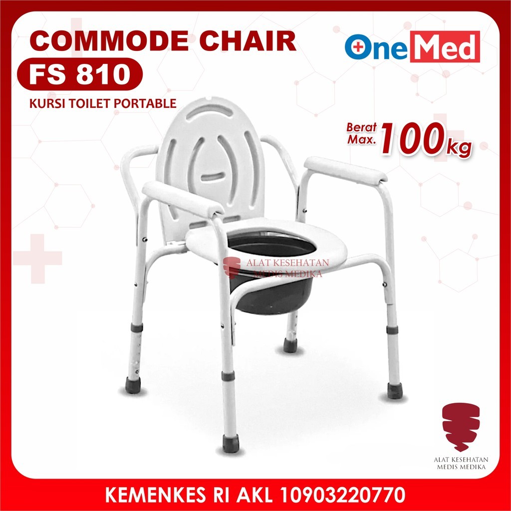 Jual Kursi BAB Commode Chair FS810 Onemed Alat Bantu Penunjang Gerak ...