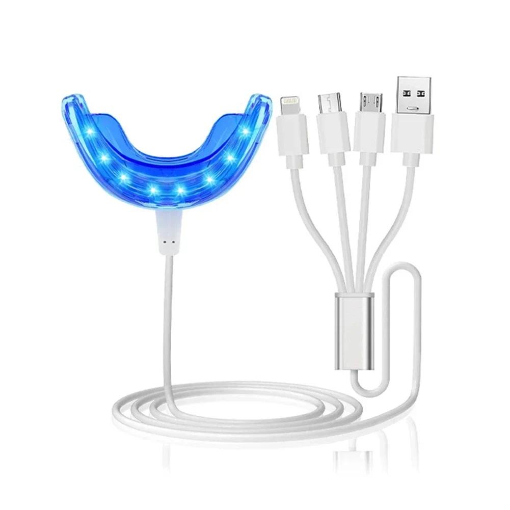 Jual Led Teeth Whitening Lights Timed Smart Blue Light Oral Care Bleach ...