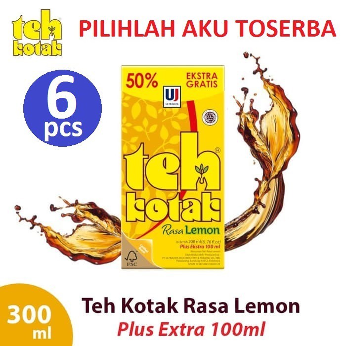 Jual TEH KOTAK ULTRA RASA LEMON 300 ml ( HARGA PAKET ISI 6 ) | Shopee ...
