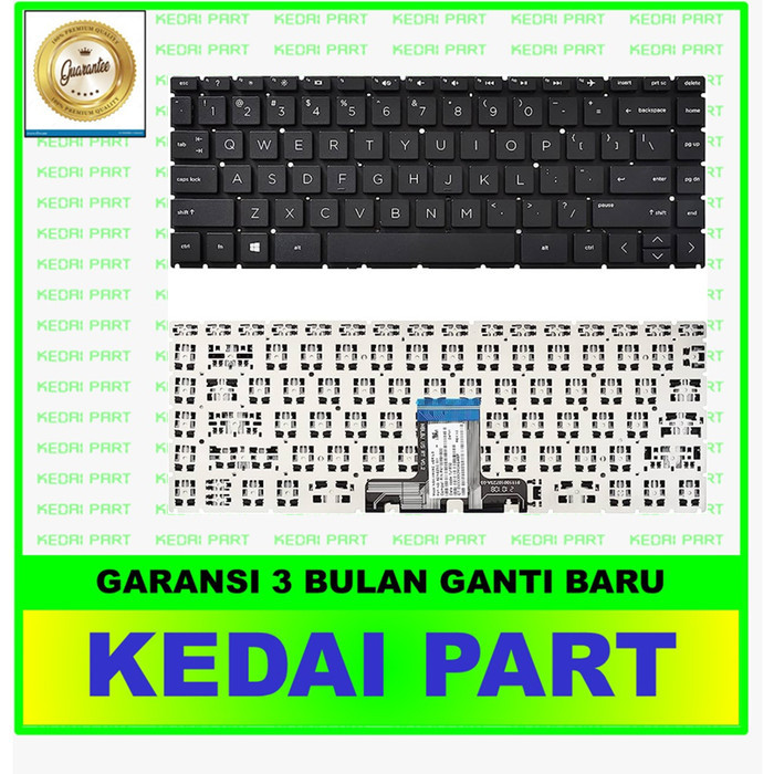 Clavier AZERTY Français Pour HP Pavilion 14-ck/cm/dg/etc. - Réf. CL-1360-14SAZN, Neuf
