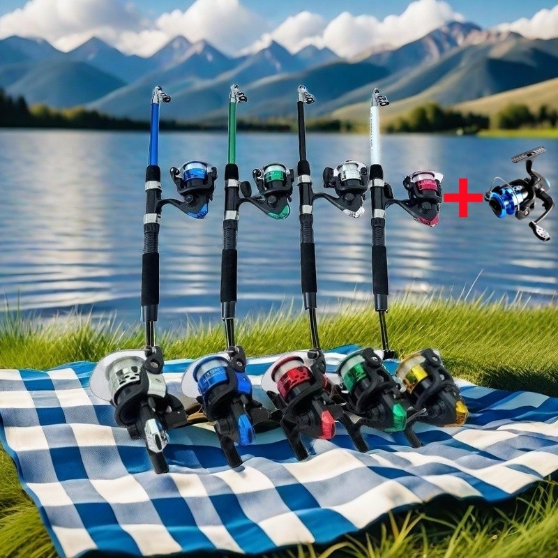 {COD} 1 Set Pancing Ikan Kekuatan MAKSIMAL PLUS RELL| GRATIS SENAR | WARNA DIKIRIM PASTI SESUAI WARNA PILIHAN DI VARIASI JADI PEMBELI PUAS KARENA SESUAI PILIHAN