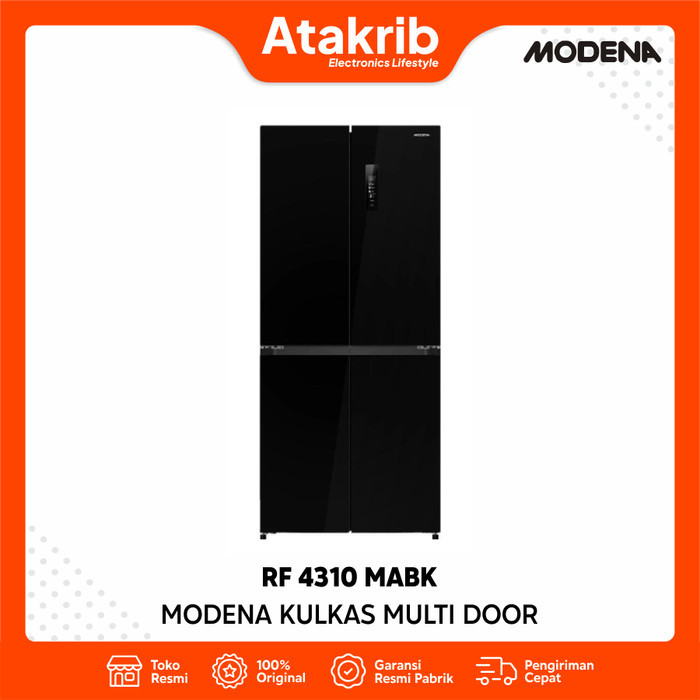Jual MODENA KULKAS MULTI DOOR RF 4310 MABK 431L PowerHub Inverter ...