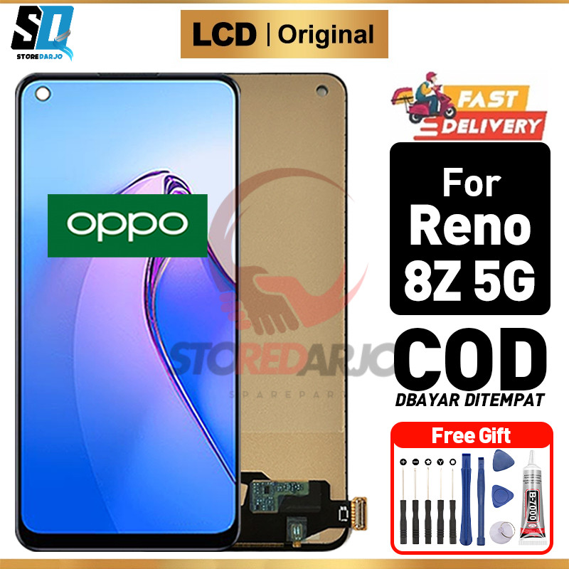 Jual LCD OPPO Reno 8Z 5G Original Touchscreen Fullset Ori Compatible ...