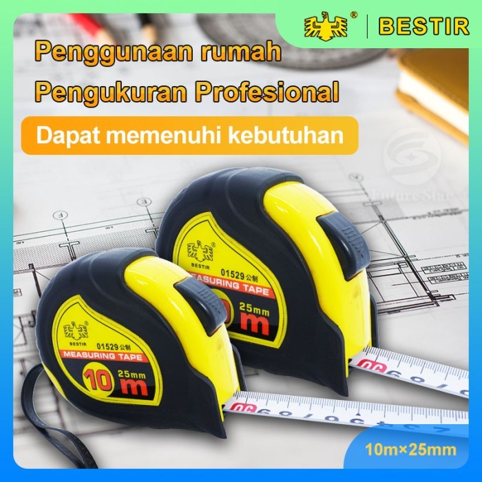 Jual Meter Karet Ketupat Roll Measuring Tape Meteran 3/5/10m Ruler ...