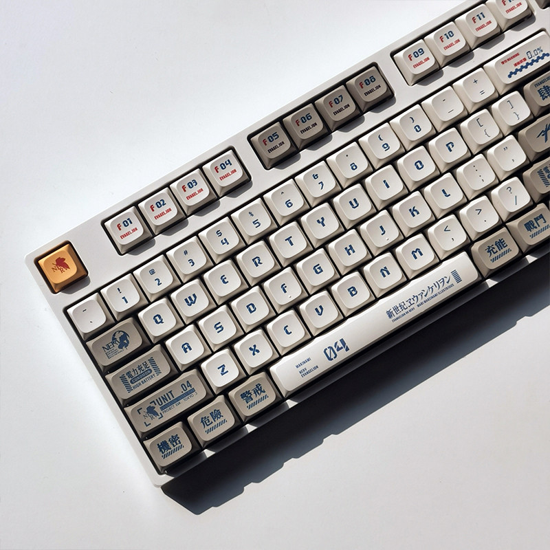 Jual Keycaps PBT profil XDA mechanical keyboard Evangelion NERV EVA ...