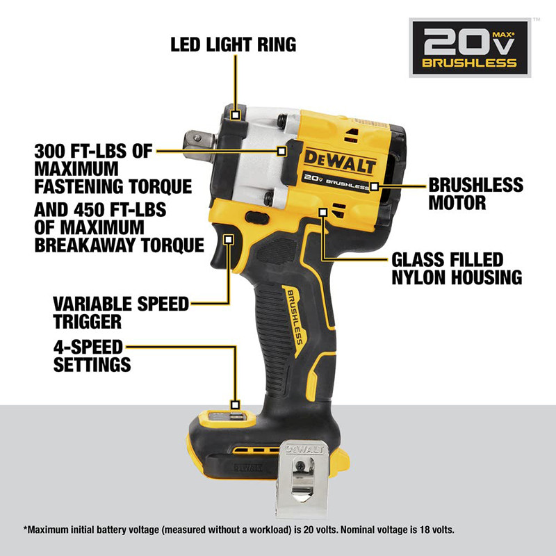 Jual Dewalt Dcf Atomic V Max In Cordless Impact Wrench