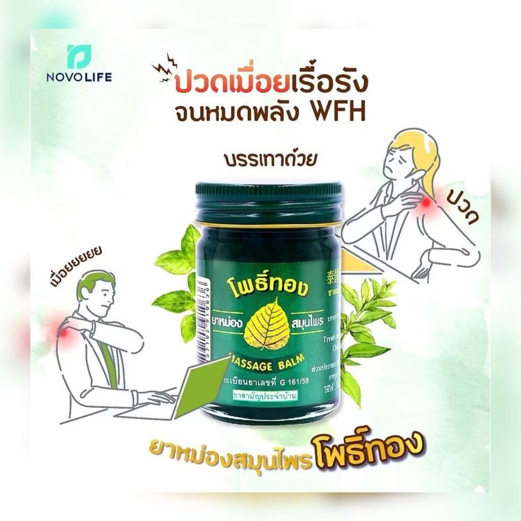 Jual Citygrosir-Balsam Thailand Novolife Phothong isi 15gr dan 50gr ...