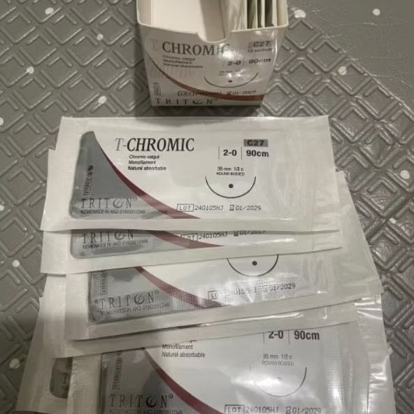 Jual T CHROMIC 2/0 C27 ROUNDBODIED (CROMIC, ABSORBABLE)⭐⭐⭐⭐⭐ | Shopee ...